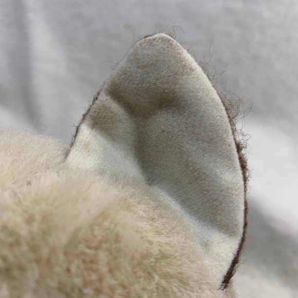 Playful Pals Siamese Cat plush Brown tan 12" satin bow red bell Mervyn's - Picture 8 of 12